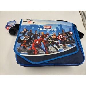Disney Infinity 2.0 Marvel Super Heroes Messenger Bag Figure Storage Case Navy